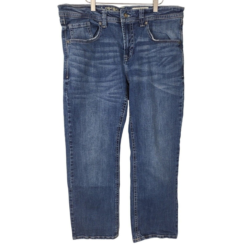 T.K. Axel Jeans 36X32 Mens Slim Bootcut High Rise‎ Medium Wash Denim Bottoms